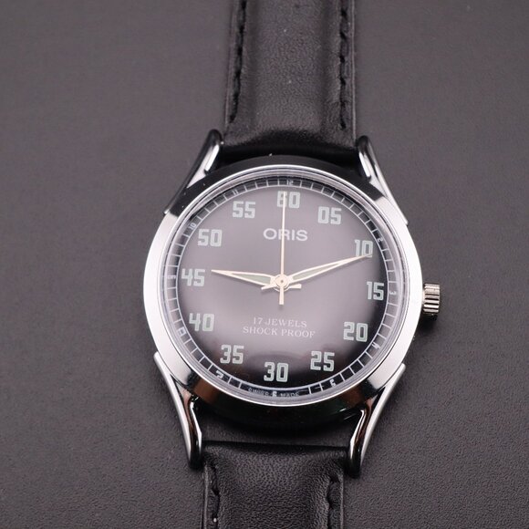 Oris Vintage Swiss 17 Jewels Hand-Wound Mechanical Men's Watch - FREE SHIPPING - Picture 6 of 12